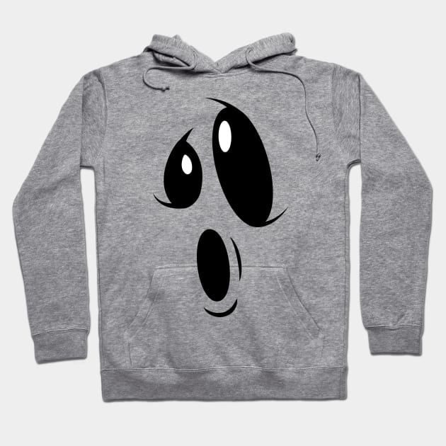 'Halloween Ghost Face' Funny Ghost Face Halloween Hoodie by ourwackyhome